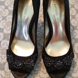Antonio Melani peep toe heels